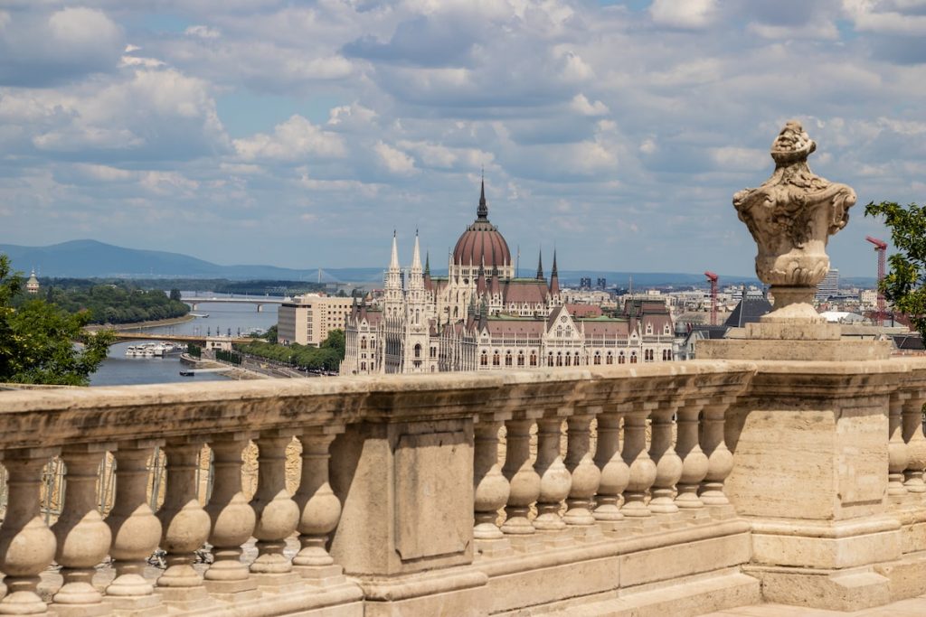 Balcon du château de Budapest
