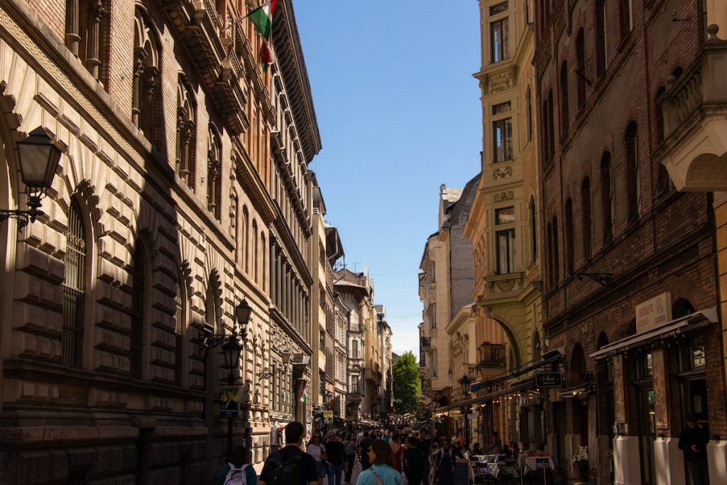 vaci utca budapest